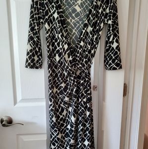 Dressbarn Animal Print Dress, Size 8